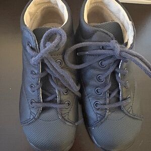 Ricosta Navy Nappa Soft Kids Bootie US Size 6 (EU Size 22). Great First Shoe.